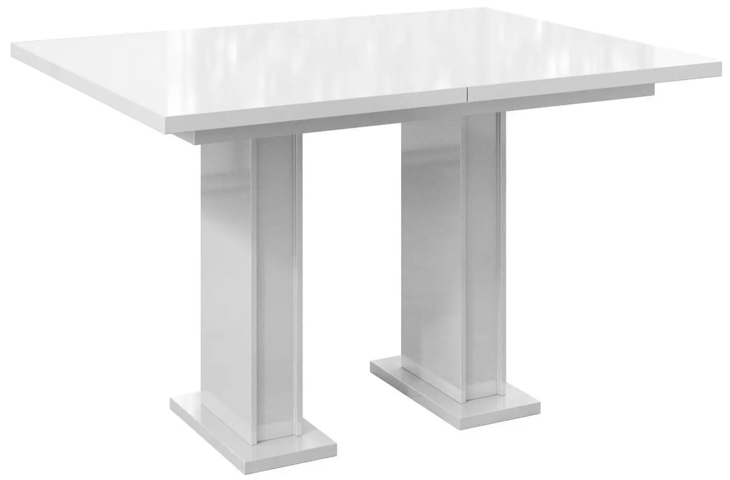 Обеденный набор Prospero Gloss White Gloss + Signal Chic Velvet Gray Light/Black (1+4)