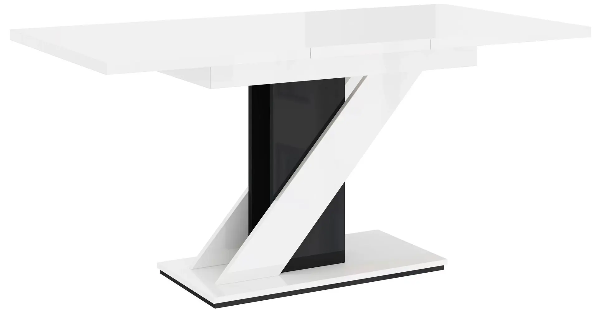 Обеденный набор Prospero Meva White Gloss/Black Gloss + Signal Rip Velvet Black (1+4)