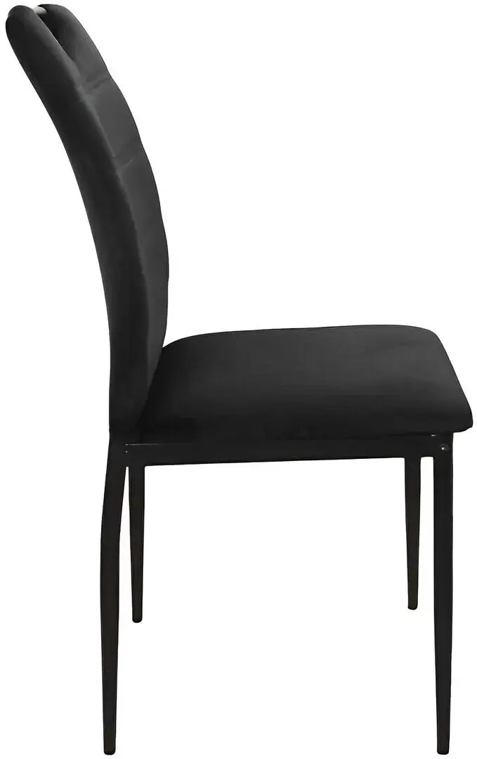 Обеденный набор Prospero Meva White Gloss/Black Gloss + Signal Rip Velvet Black (1+4)