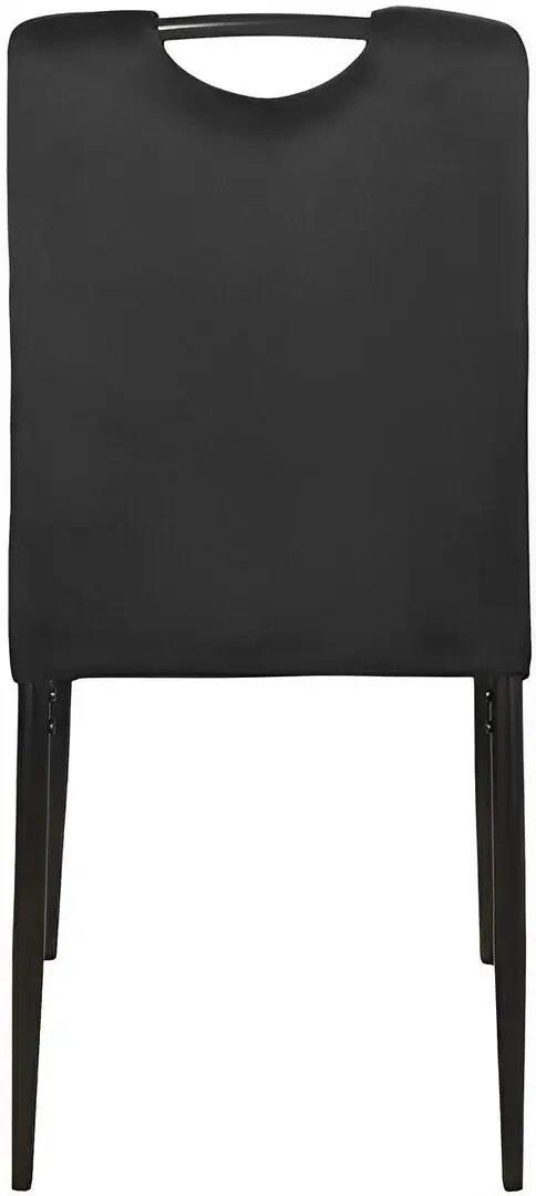 Обеденный набор Prospero Meva White Gloss/Black Gloss + Signal Rip Velvet Black (1+4)