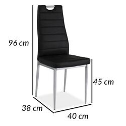 Обеденный набор Prospero Wild + Signal H260 Eco Artisan Oak/Black/Chrome (1+4) Thumb