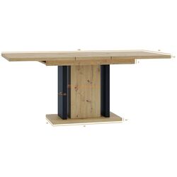 Set de sufragerie Prospero Wood + Signal Mila Velvet Artisan Oak/Black (1+4) Thumb