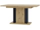 Set de sufragerie Prospero Wood + Signal Mila Velvet Artisan Oak/Black (1+6)