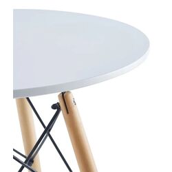 Set de sufragerie Saska Garden 1028507 80x80 White/Wood + Jumi Eva SD-972063 Gray (1+4) Thumb