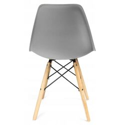 Set de sufragerie Saska Garden 1028507 80x80 White/Wood + Jumi Eva SD-972063 Gray (1+4) Thumb