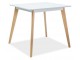 Set de sufragerie Signal Declan II White/Beech + Moris Beech/White