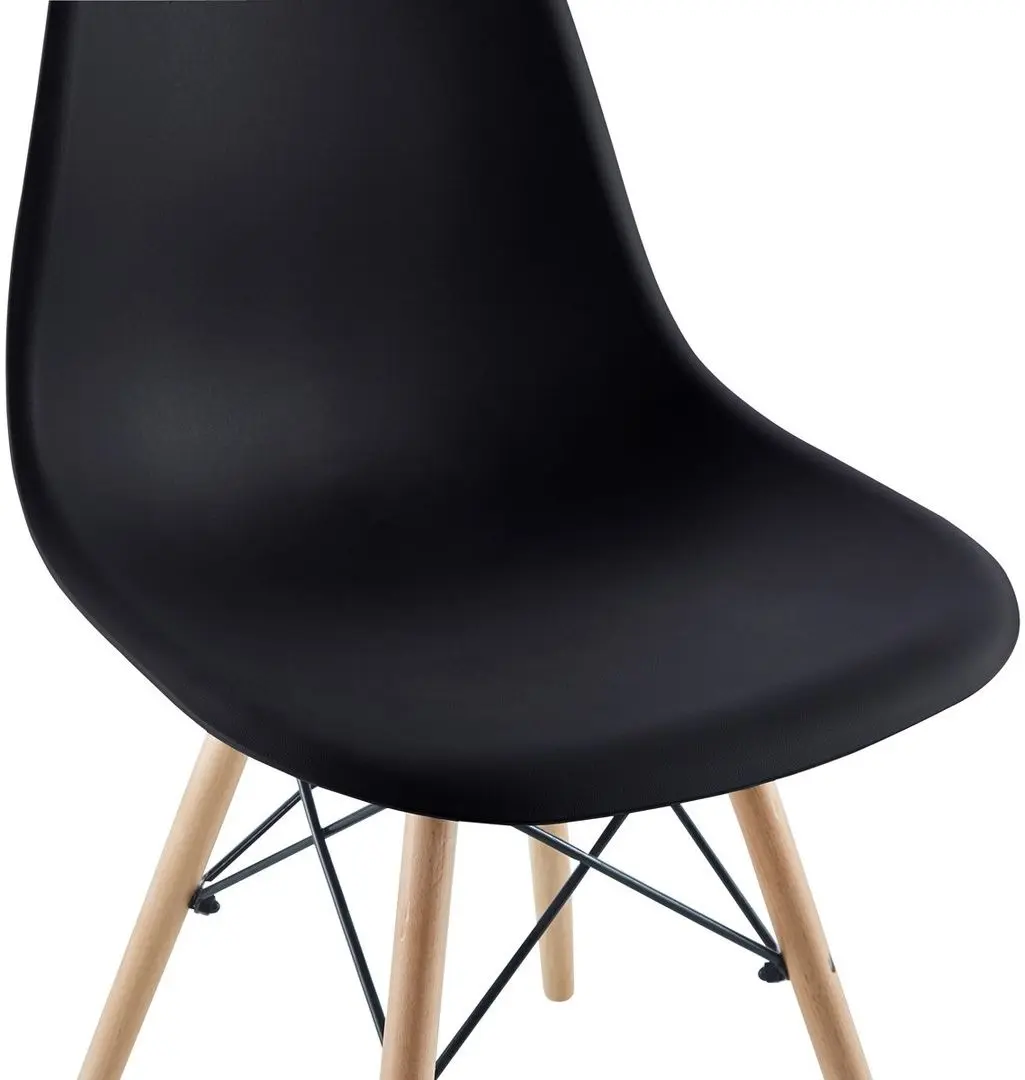 Set masa scaune Smad Garden Reko №1 80x80 (Black/Wood) - 7