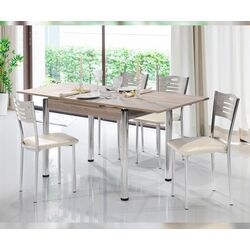 Set masa scaune Studio Casa Polo Natur (Cream/Silver)