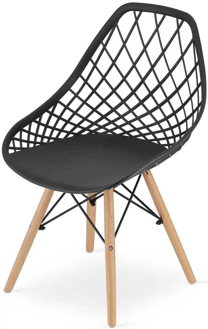 Set de sufragerie Sunrise T-03 Sonoma Oak/Beech + C-73 PP Black/Beech (1+4)