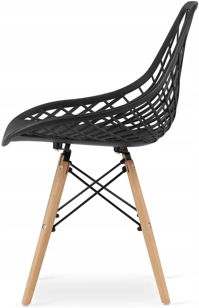 Set de sufragerie Sunrise T-03 Sonoma Oak/Beech + C-73 PP Black/Beech (1+4)