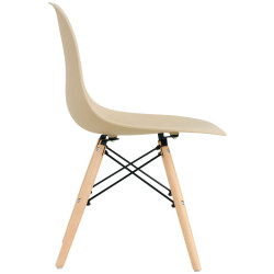 Set de sufragerie Sunrise T-03 White/Beech + C-01 Beige/Beech (1+4) Thumb