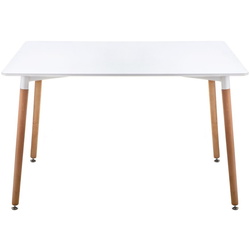 Обеденный набор Sunrise T-03 White/Beech + C-01 Black/Beech (1+4) Thumb