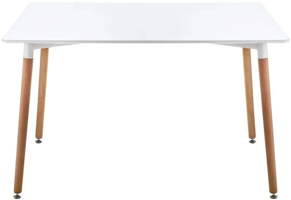 Обеденный набор Sunrise T-03 White/Beech + C-01 Black/Beech (1+4)