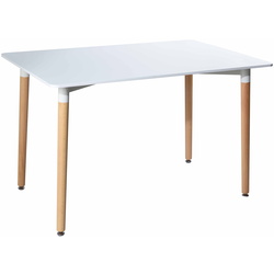 Обеденный набор Sunrise T-03 White/Beech + C-01 White/Beech (1+4) Thumb