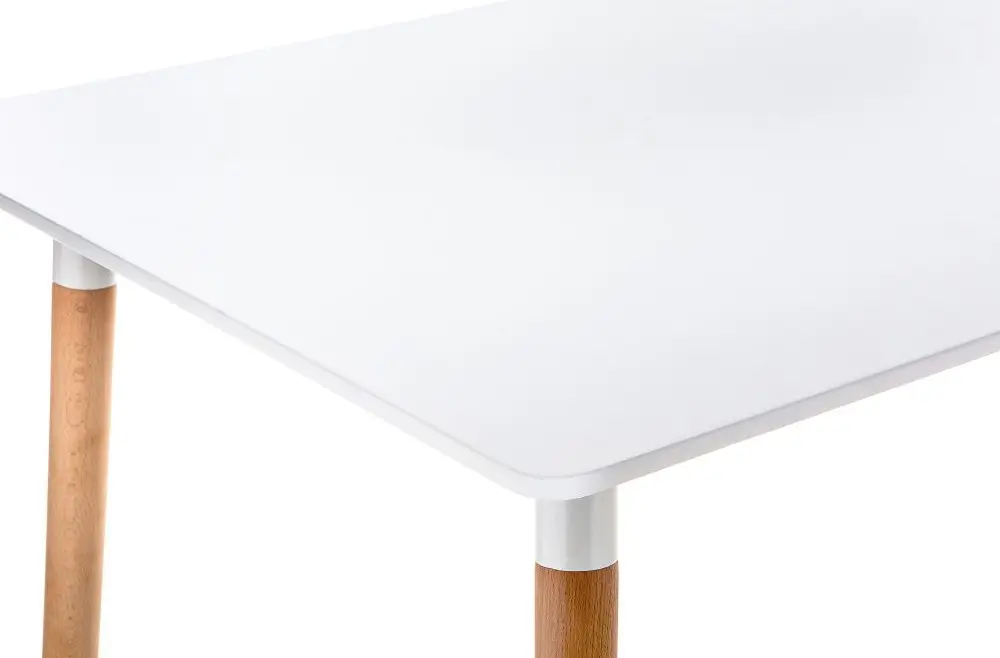 Обеденный набор Sunrise T-03 White/Beech + C-01 White/Beech (1+4)