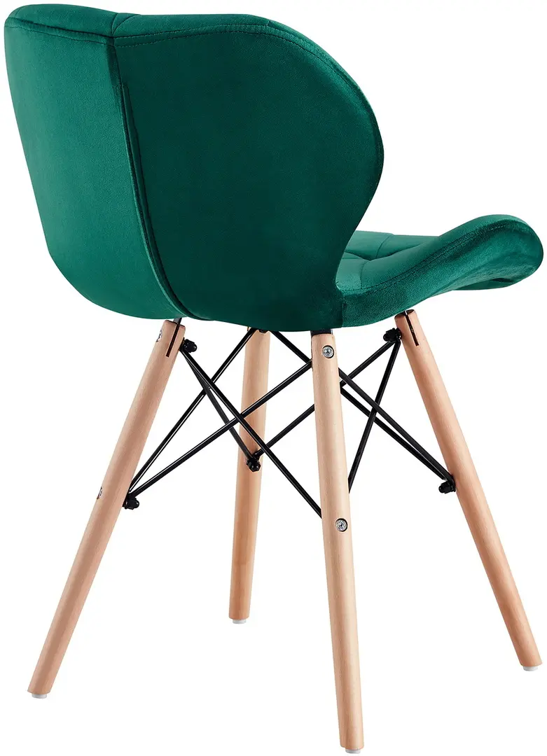 Set de sufragerie Sunrise T-03 White/Beech + C-22 Green/Beech (1+4)