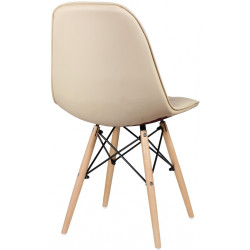 Set de sufragerie Sunrise T-03 White/Beech + C-24 PU Beige/Beech (1+4) Thumb