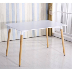 Set de sufragerie Sunrise T-03 White/Beech + C-24 PU Gray/Beech (1+4) Thumb