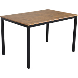 Set de sufragerie Tempo Kondela Haim 1+4 (Dark Oak/Black) Thumb