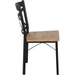 Set de sufragerie Tempo Kondela Haim 1+4 (Dark Oak/Black) Thumb