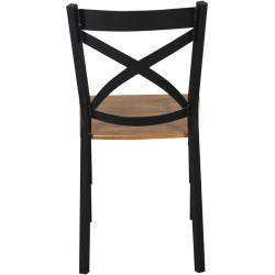 Set de sufragerie Tempo Kondela Haim 1+4 (Dark Oak/Black) Thumb