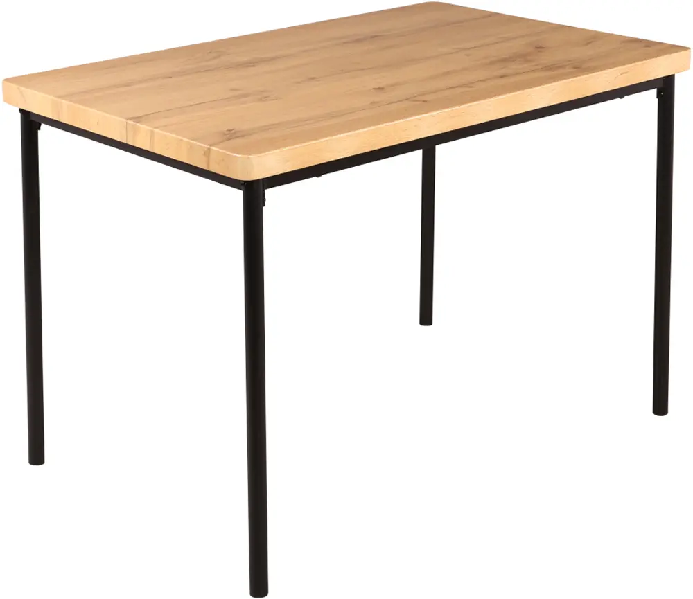 Set de sufragerie Tempo Kondela Madio 1+4 (Light Oak/Grey/Black)