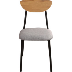 Set de sufragerie Tempo Kondela Madio 1+4 (Light Oak/Grey/Black) Thumb