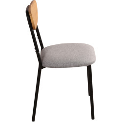 Set de sufragerie Tempo Kondela Madio 1+4 (Light Oak/Grey/Black) Thumb