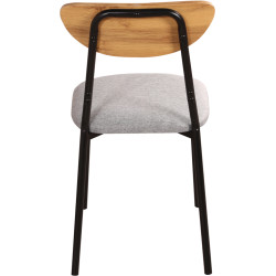 Set de sufragerie Tempo Kondela Madio 1+4 (Light Oak/Grey/Black) Thumb