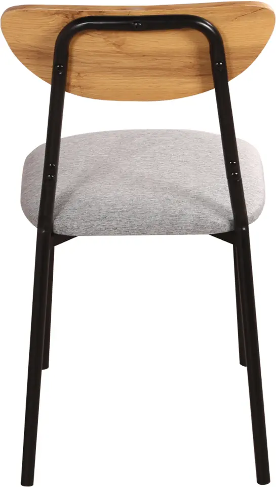 Set de sufragerie Tempo Kondela Madio 1+4 (Light Oak/Grey/Black)