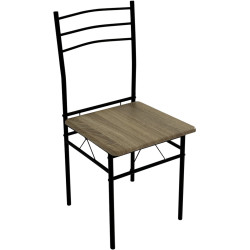 Set de sufragerie Tempo Kondela Mako 1+4 (Sonoma Oak/Black) Thumb