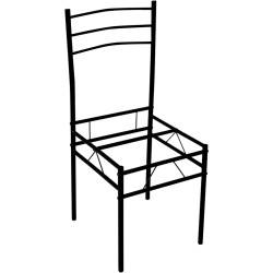 Set de sufragerie Tempo Kondela Mako 1+4 (Sonoma Oak/Black) Thumb