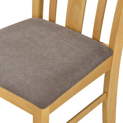 Set de sufragerie Tempo Kondela Rois Set 1+4 (Light Sonoma Oak/Dark Brown) Thumb