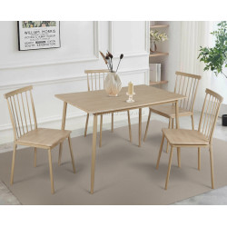 Set de sufragerie Tempo Kondela Sendo 1+4 (Natural Beech)