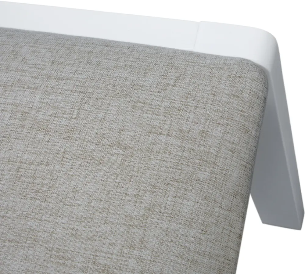 Set de sufragerie Tempo Kondela Somin 1+4 (White/Gray Beige)