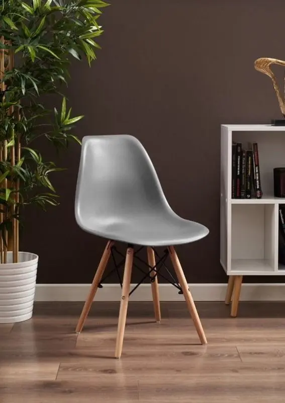 Set de sufragerie TopEshop Madras Artisan Oak + Jumi Eva SD-972063 Gray (1+4)