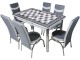 Set de sufragerie VLM Kelebek II 0009 Merchan 1+6 (Grey/White)