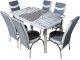 Set de sufragerie VLM Kelebek II 0349 Merchan 1+6 (Grey/White)