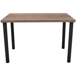 Обеденный набор DP Agata 115x68cm Brown/Black + Yasen DC 5010 Dark Brown/Black (1+4) Thumb