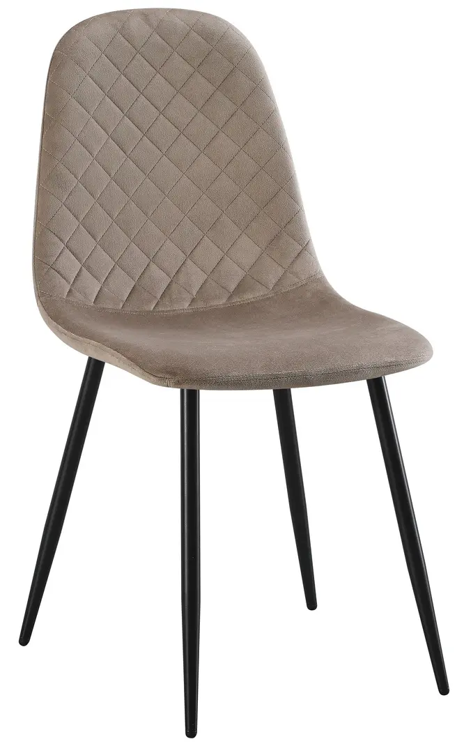 Обеденный набор DP Agata 115x68cm Brown/Black + Yasen DC 5010 Dark Brown/Black (1+4)