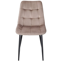 Обеденный набор Fabrik Home Noroc №2 Stone Walnut + Yasen DC 6005 Dark Brown/Black (1+4) Thumb