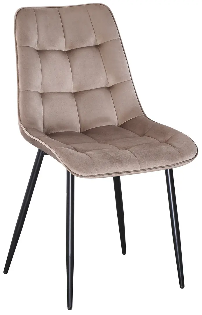 Обеденный набор Fabrik Home Noroc №2 Stone Walnut + Yasen DC 6005 Dark Brown/Black (1+4)