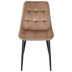 Обеденный набор Fabrik Home Noroc №2 Stone Walnut + Yasen DC 6005 Golden Brown/Black (1+4) Thumb