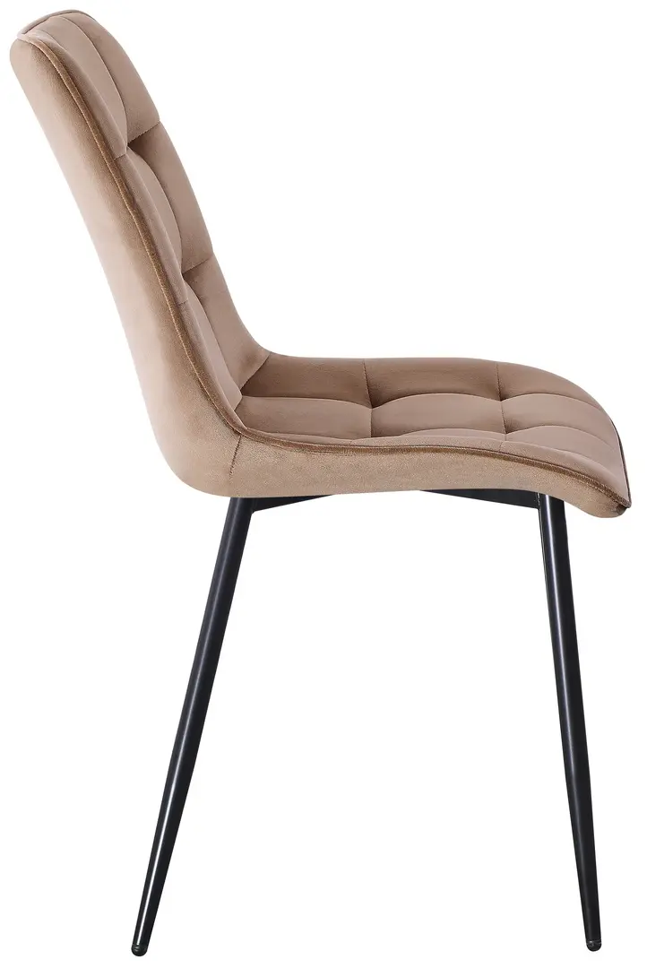 Обеденный набор Fabrik Home Noroc №2 Stone Walnut + Yasen DC 6005 Golden Brown/Black (1+4)