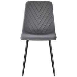 Обеденный набор Yasen DT-2423 Ice Island Jade 120x80cm Gray/Black + DC 5012 S Grey/Black (1+4) Thumb