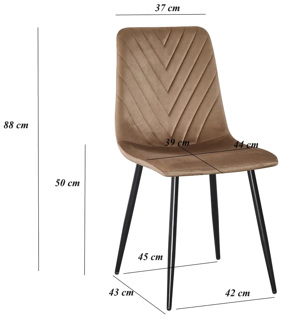 Set de sufragerie Yasen Т1922 Light Oak + DC 5012 S Golden Brown/Black (1+4)