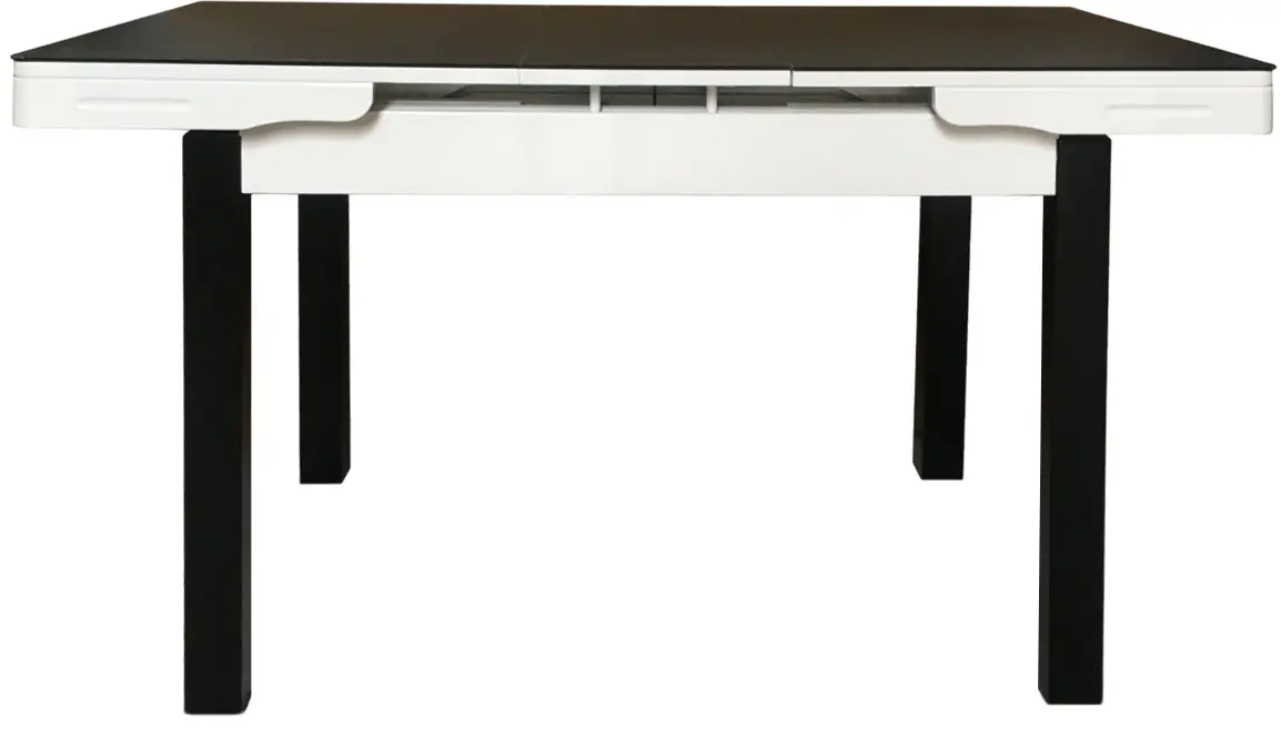 Обеденный набор Yasen T1934 110/140x75cm Black/White + DC 5012 S Grey/Black (1+4) - 2