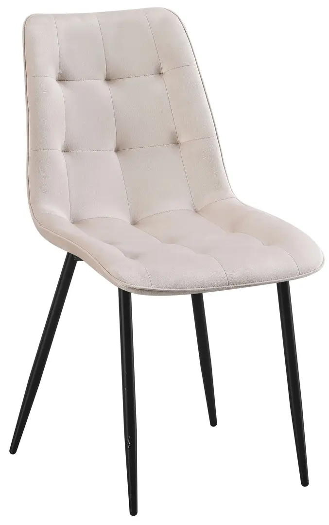 Обеденный набор Yasen T1934 110/140x75cm Black/White + DC 6005 Beige/Black (1+4) - 3