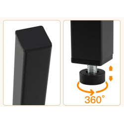 Set masa scaune Costway KC55795CF (Brown/Black) Thumb