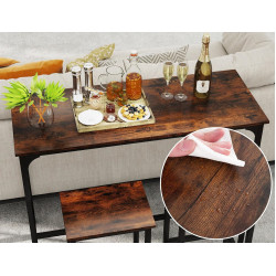 Set masa scaune Costway KC55795CF (Brown/Black) Thumb